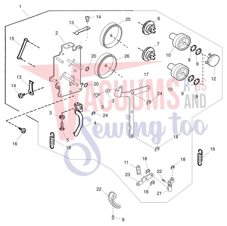 Janome 734D schematic page 12 preview