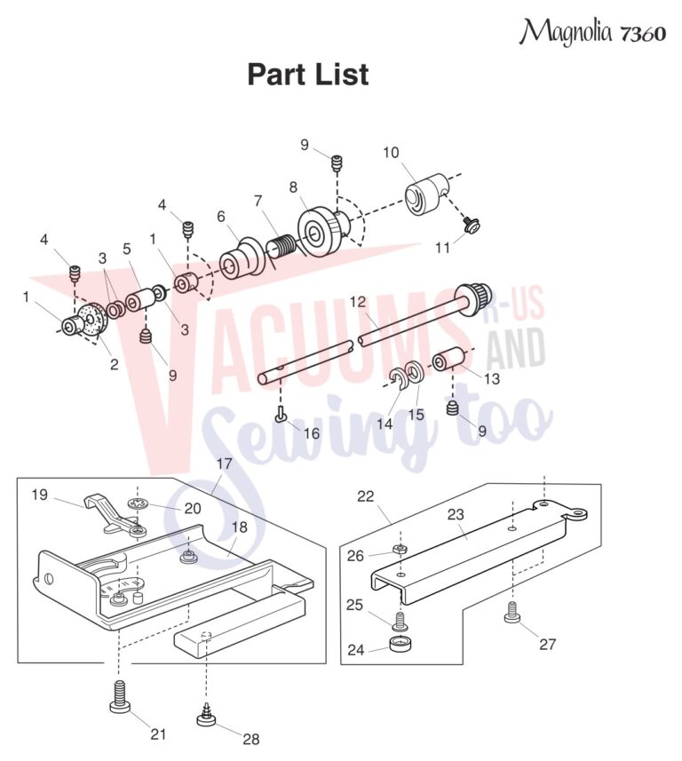 Janome 7360 schematic page 5 preview