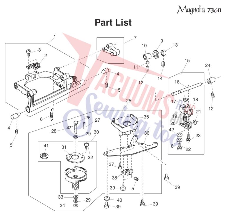 Janome 7360 schematic page 7 preview