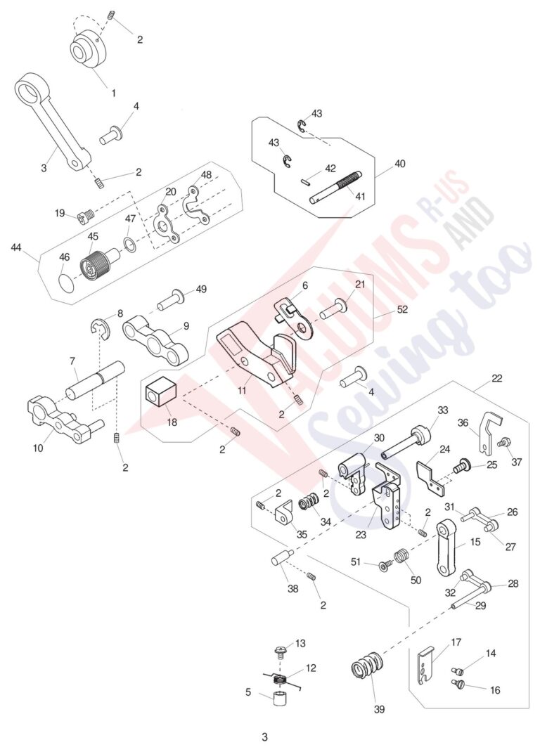 Janome 744D schematic page 6 preview