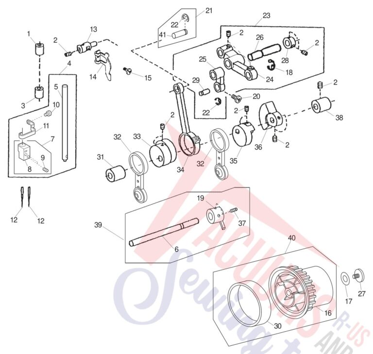Janome 744D schematic page 8 preview