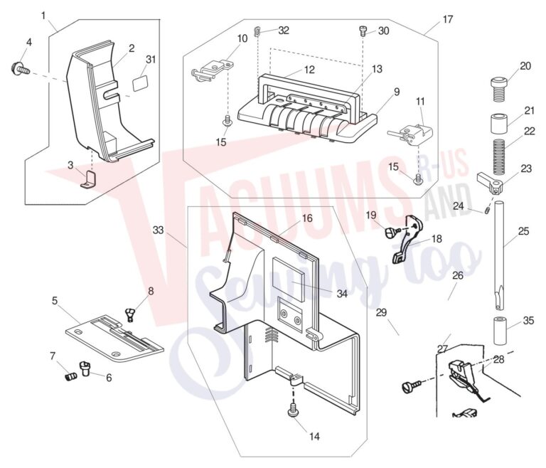 Janome 744D schematic page 10 preview