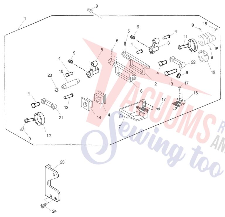 Janome 744D schematic page 11 preview