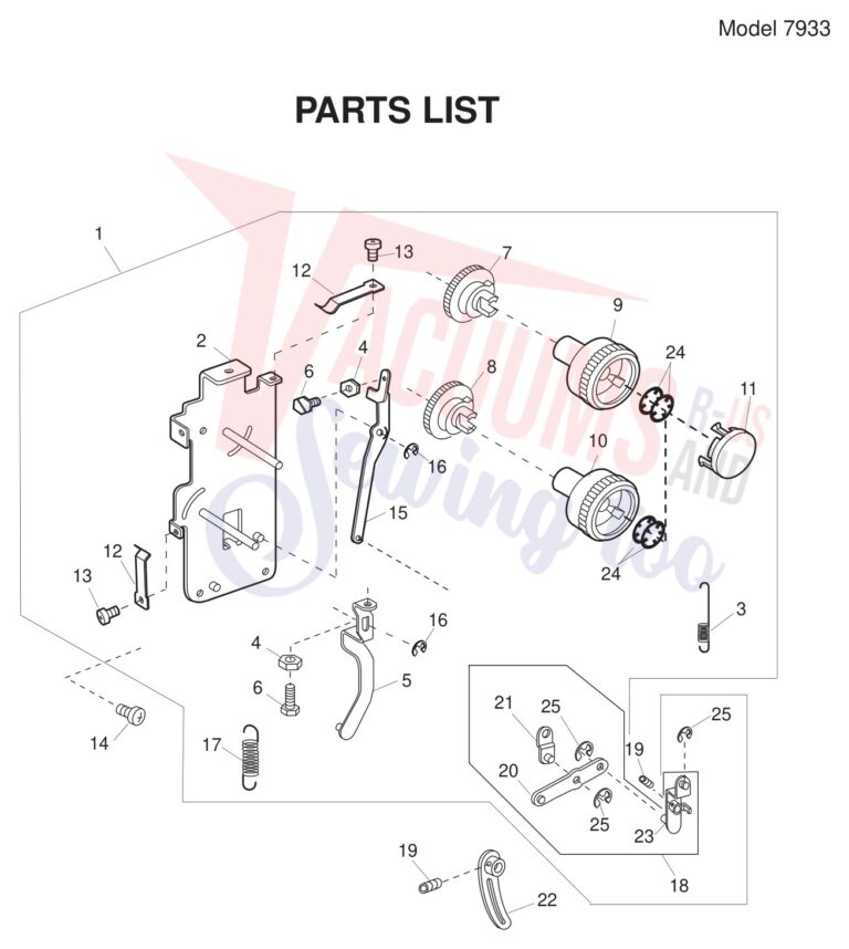 Janome 7933 schematic page 2 preview