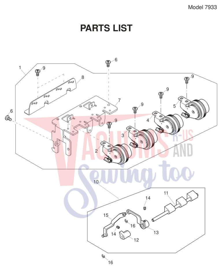 Janome 7933 schematic page 4 preview