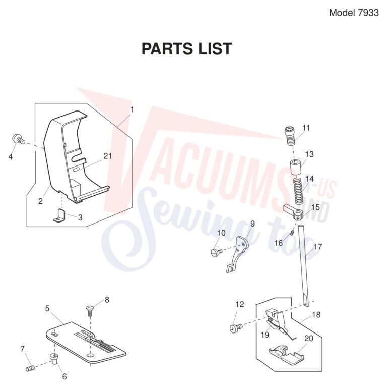 Janome 7933 schematic page 6 preview