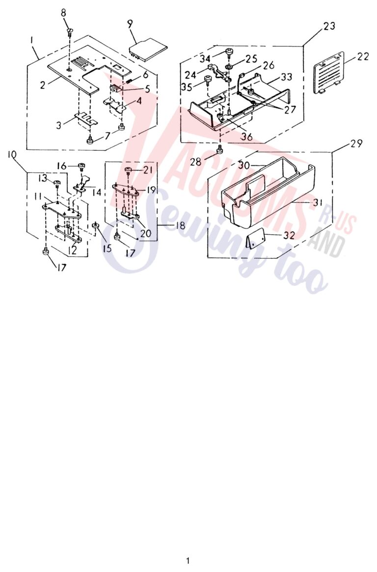 Janome 8000 schematic page 1 preview