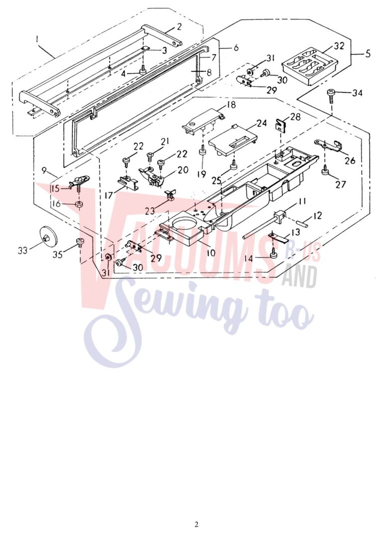 Janome 8000 schematic page 5 preview