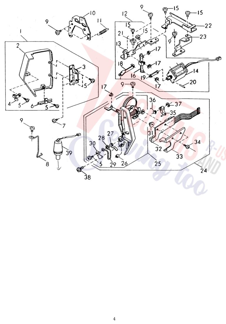 Janome 8000 schematic page 7 preview