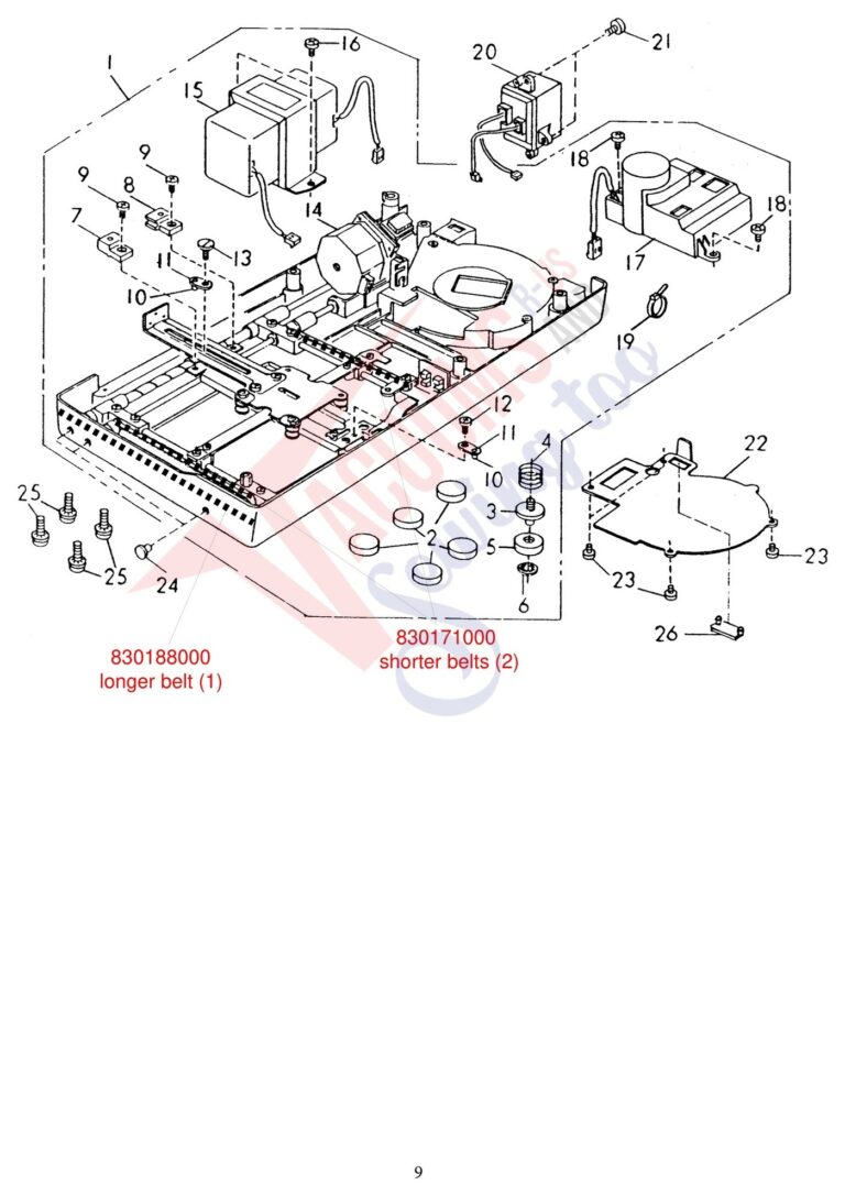 Janome 8000 schematic page 12 preview