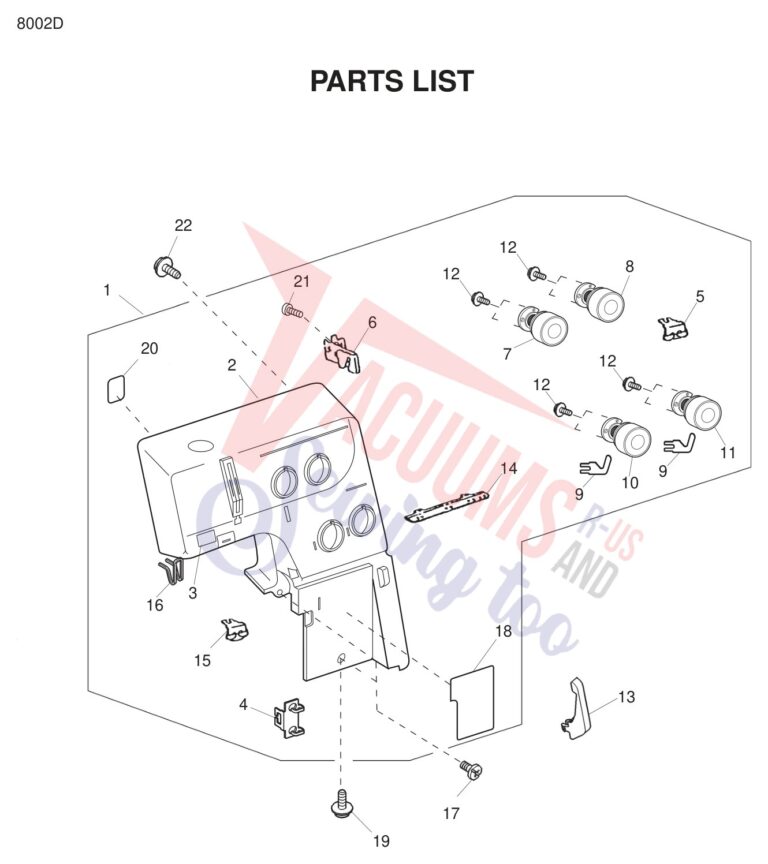 Janome 8002D schematic page 1 preview