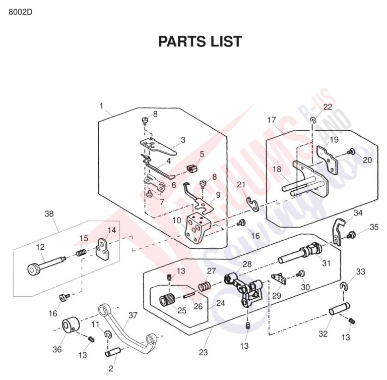 Janome 8002D schematic page 8 preview