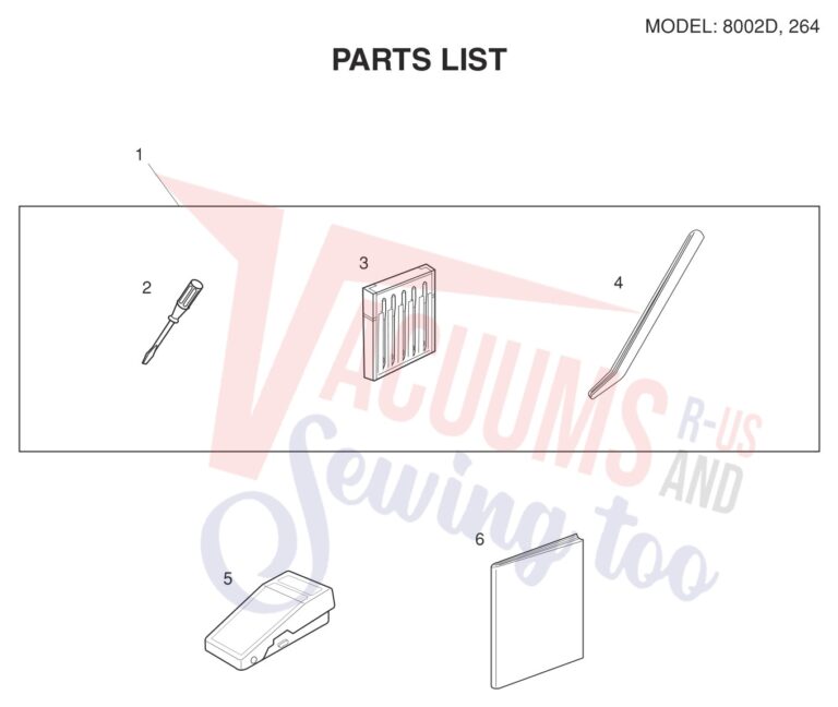 Janome 8002D V2 schematic page 2 preview