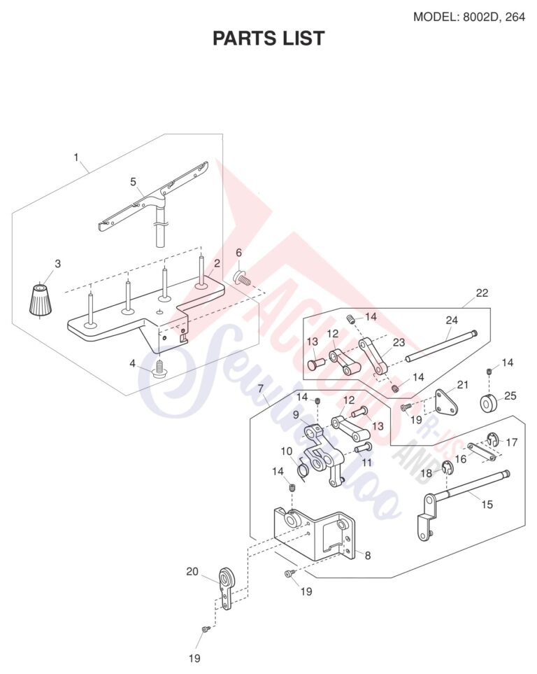 Janome 8002D V2 schematic page 3 preview