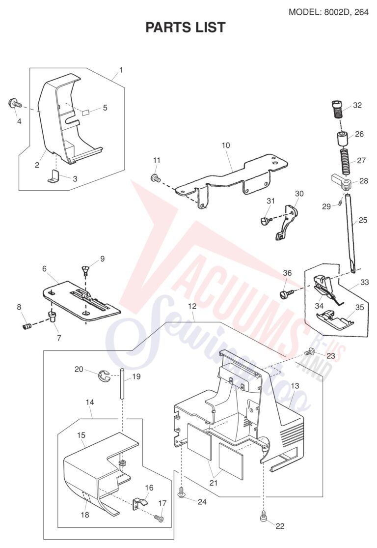 Janome 8002D V2 schematic page 4 preview