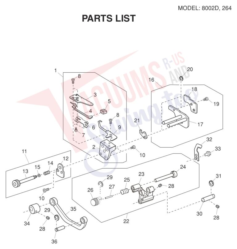 Janome 8002D V2 schematic page 8 preview