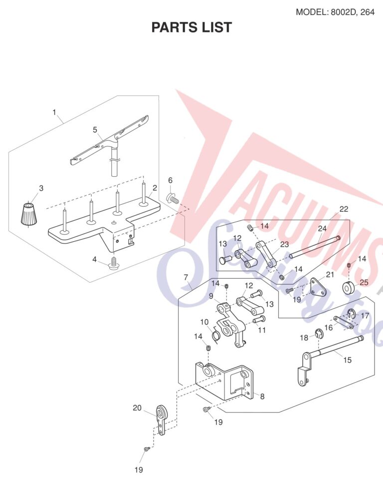 Janome 8002D V3 schematic page 3 preview