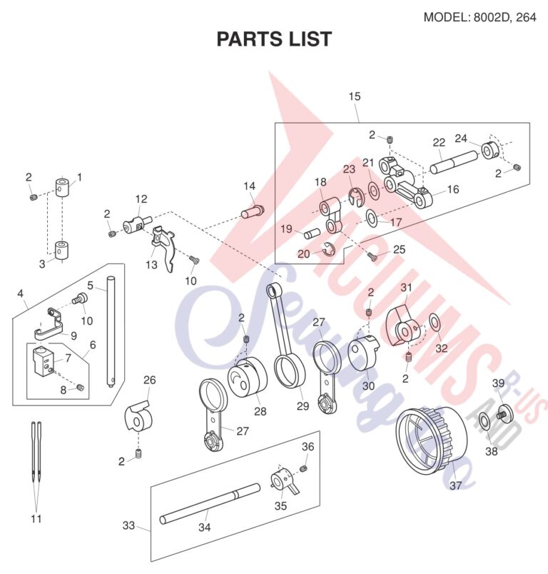 Janome 8002D V3 schematic page 6 preview