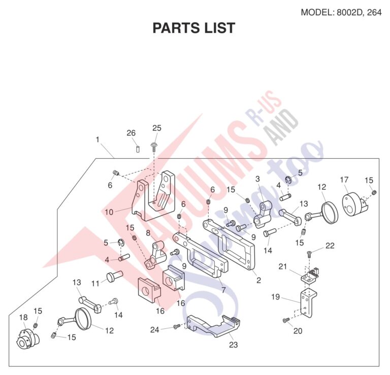 Janome 8002D V3 schematic page 9 preview