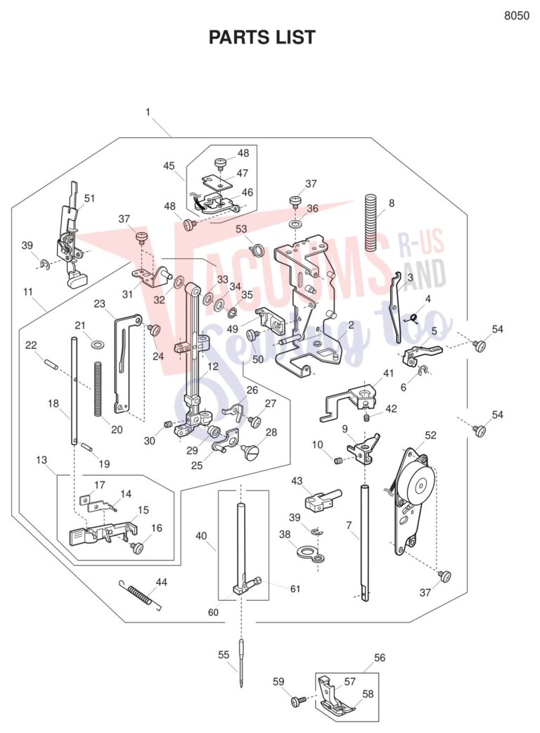 Janome 8050 schematic page 2 preview