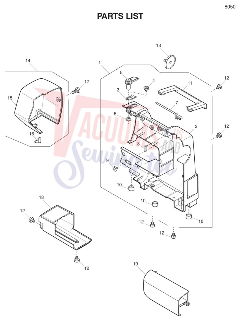 Janome 8050 schematic page 5 preview