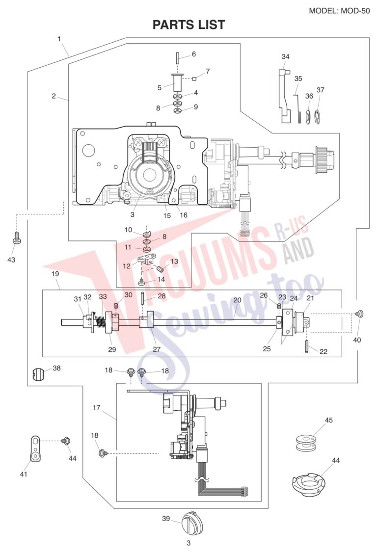 Janome 81050DC V2 schematic page 3 preview