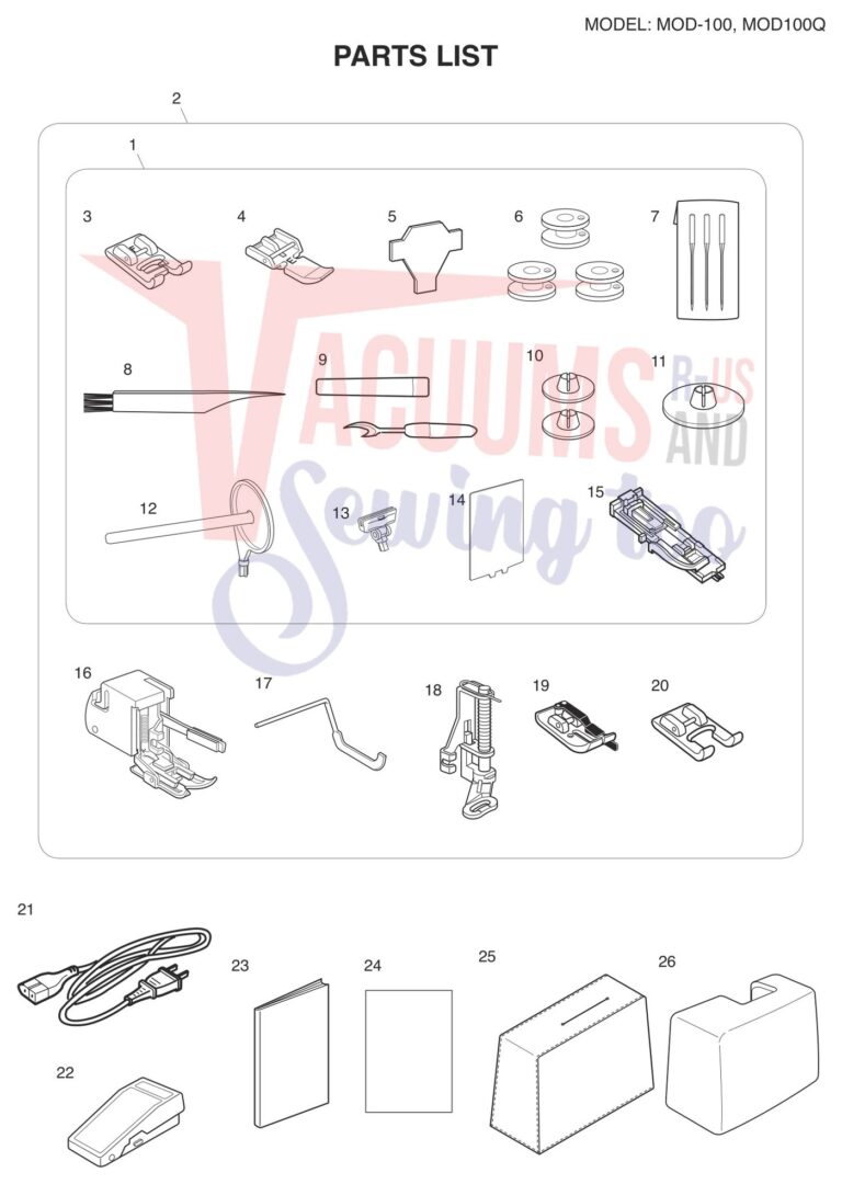 Janome 81100DC V2 schematic page 7 preview