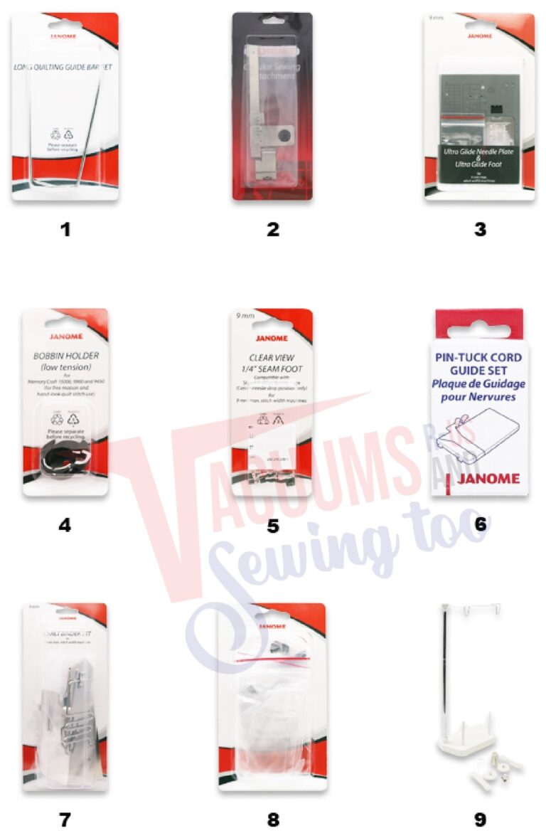 Janome 8900QCP schematic page 7 preview