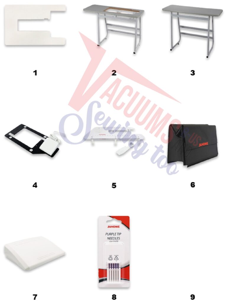 Janome 8900QCP schematic page 8 preview