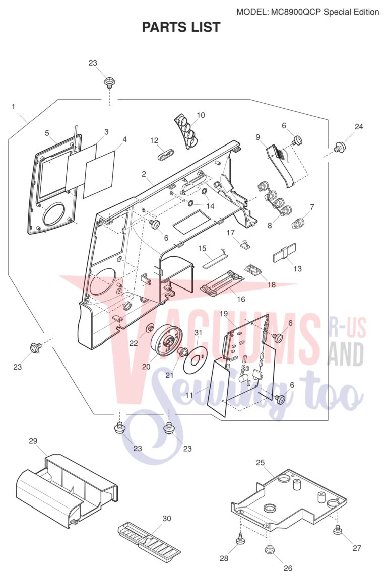 Janome 8900QCPSE schematic page 1 preview