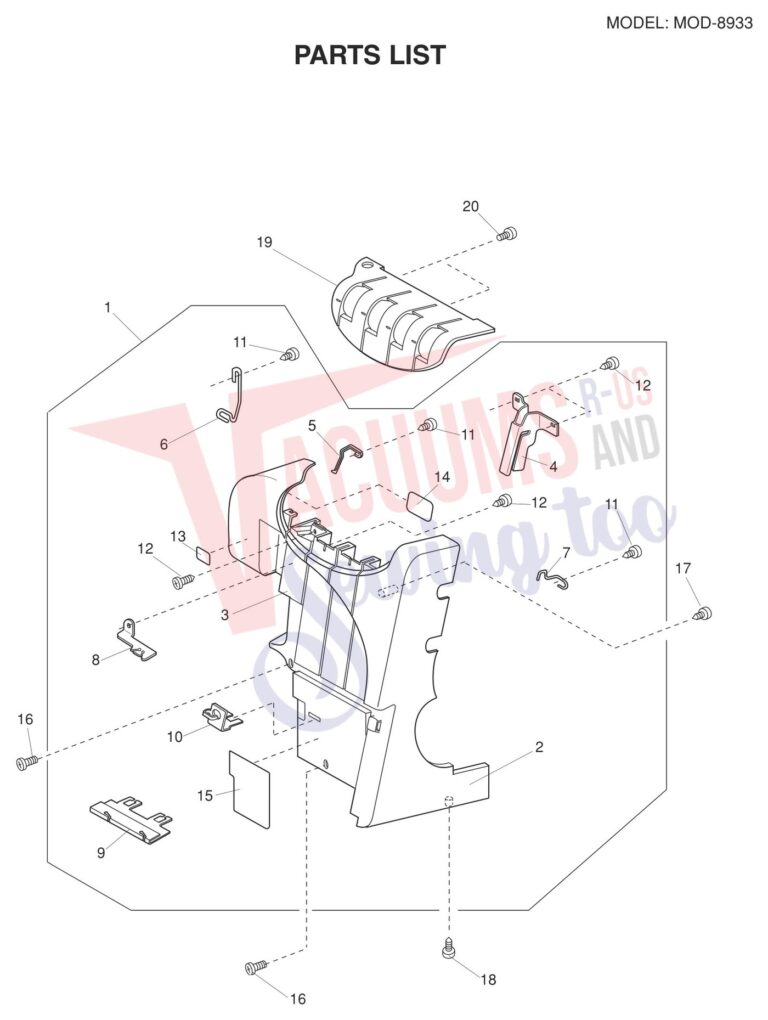 Janome 8933D V2 schematic page 1 preview