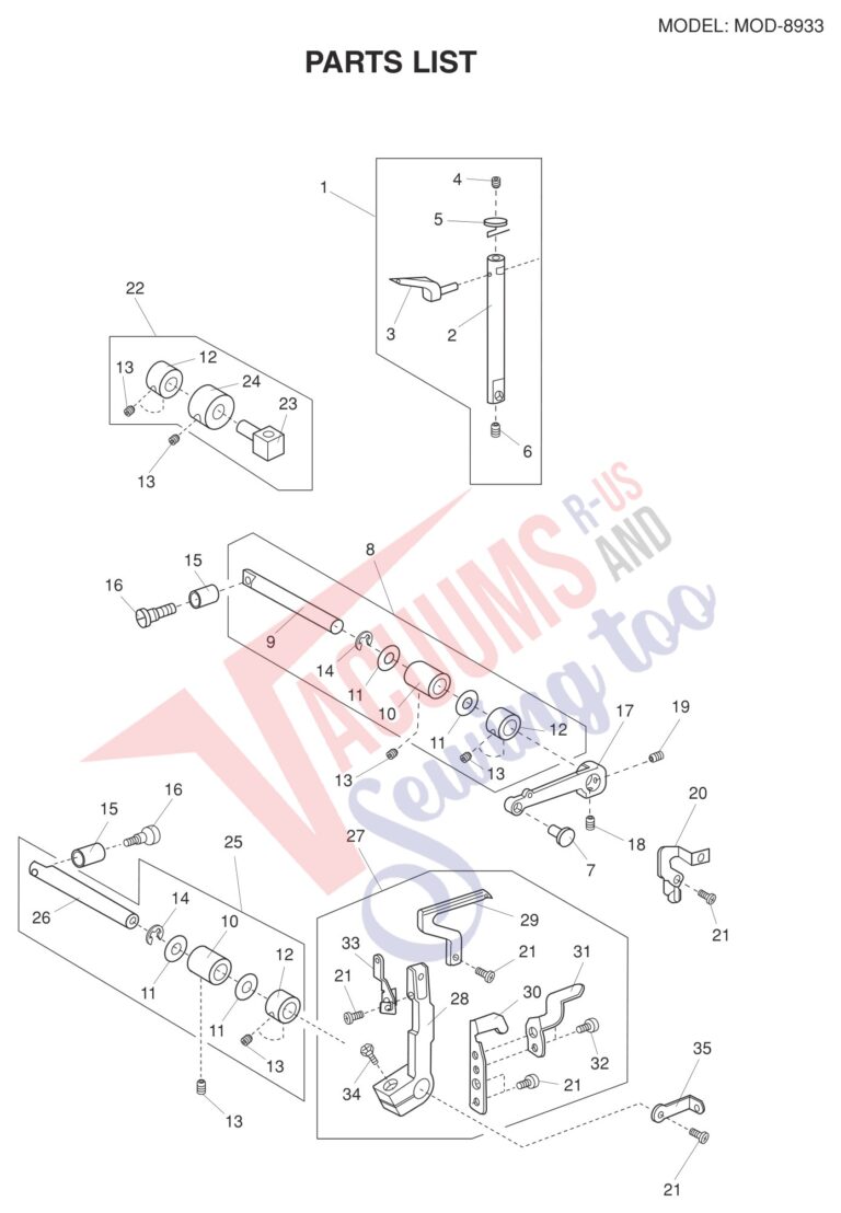 Janome 8933D V2 schematic page 9 preview