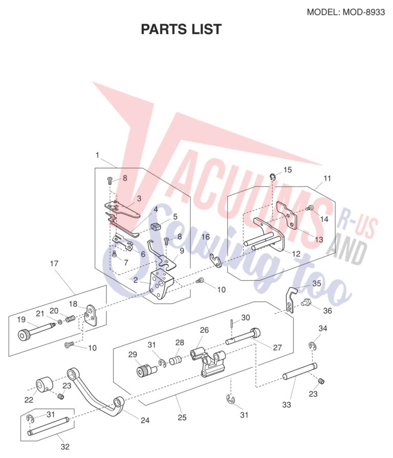Janome 8933D V2 schematic page 10 preview