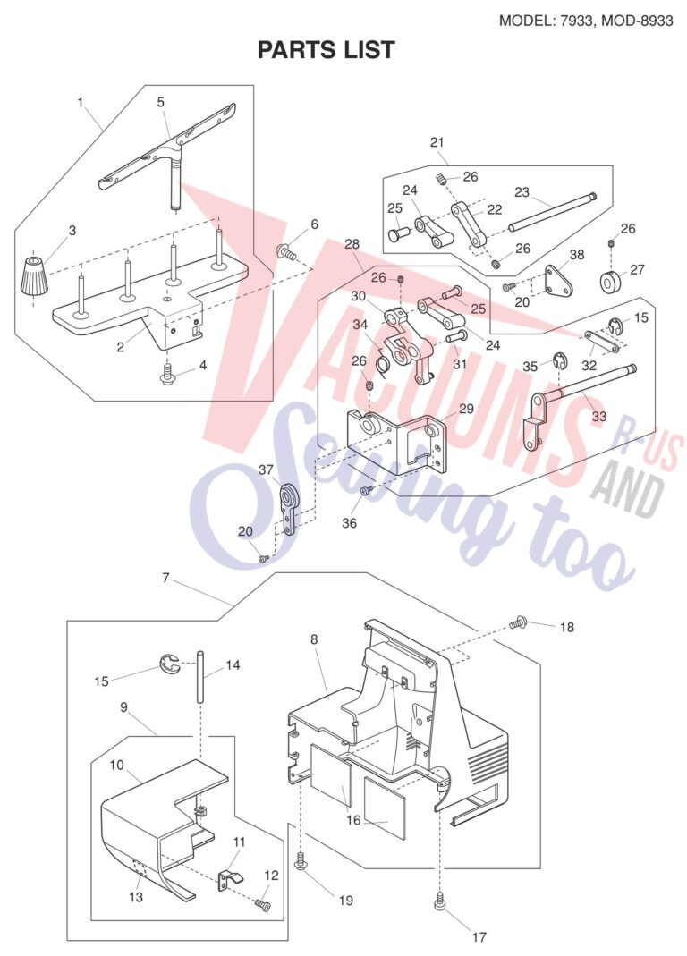 Janome 8933D V3 schematic page 5 preview