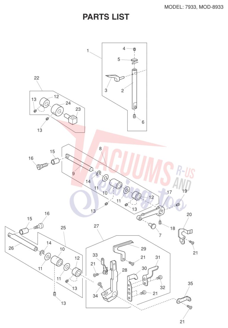 Janome 8933D V3 schematic page 9 preview