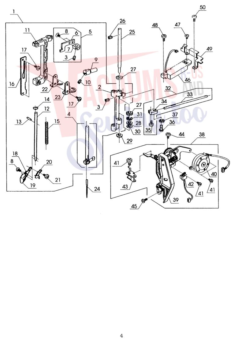 Janome 9000 schematic page 7 preview