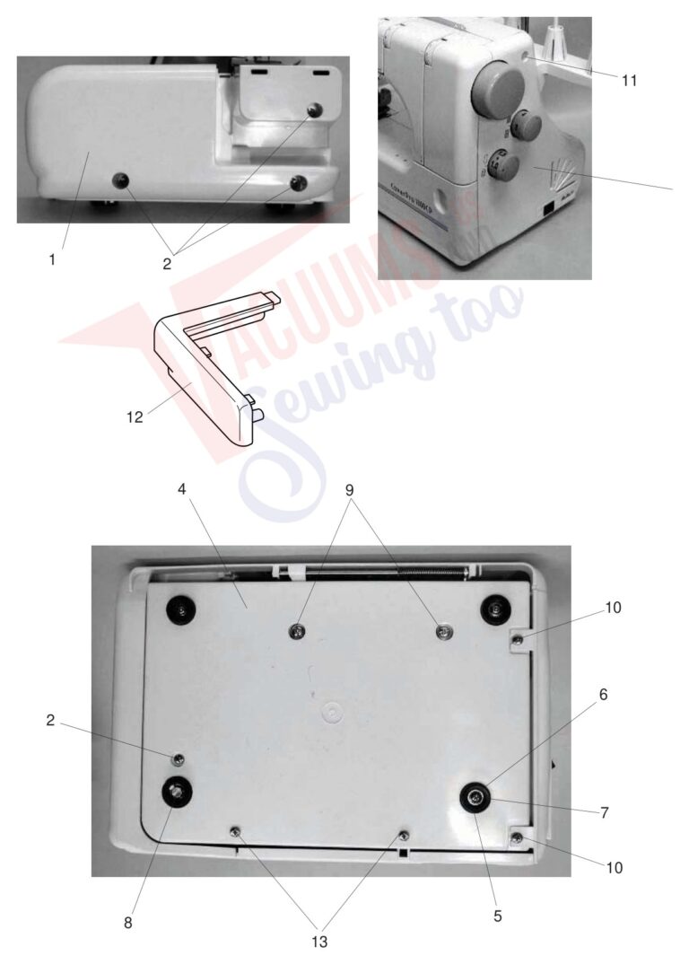 Janome 900CP schematic page 2 preview