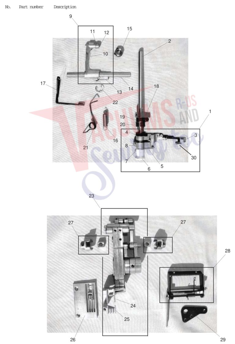 Janome 900CP schematic page 5 preview