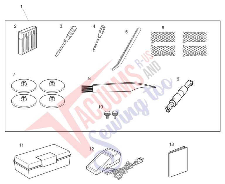 Janome 900CP schematic page 9 preview