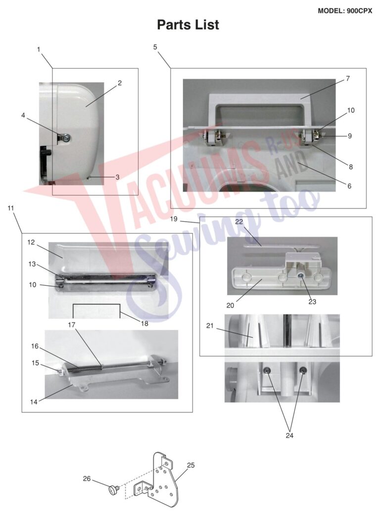 Janome 900CPX schematic page 1 preview