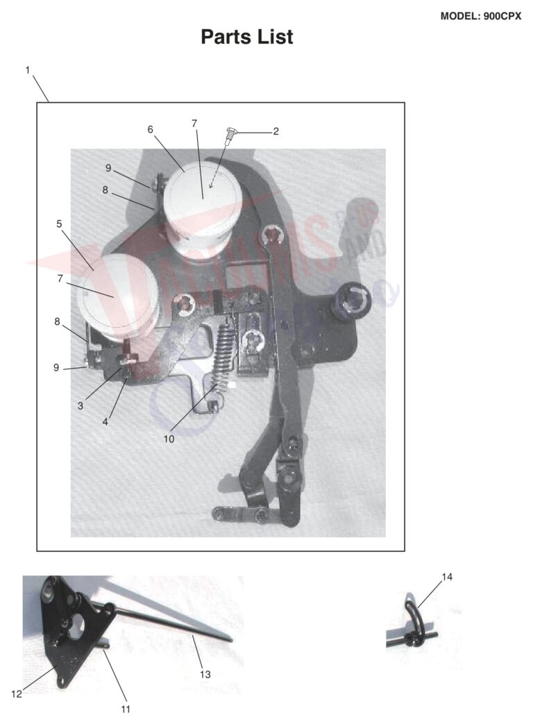 Janome 900CPX schematic page 6 preview