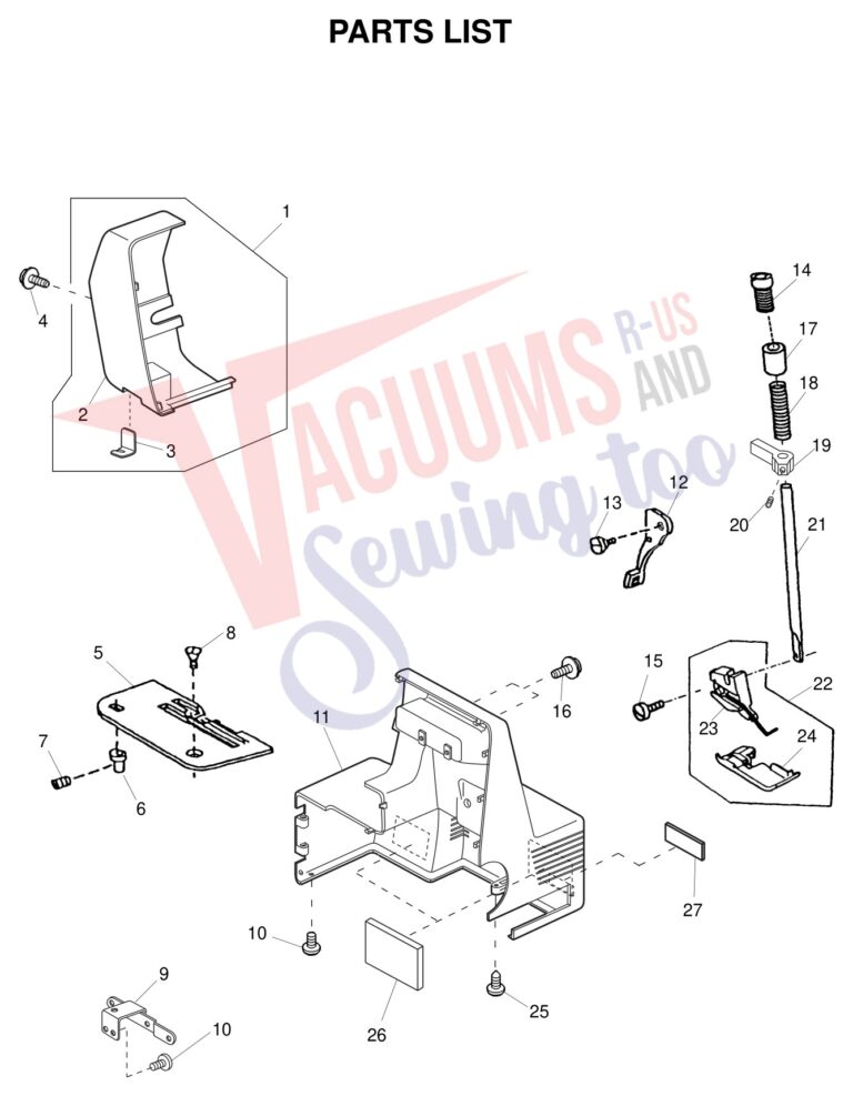Janome 9102D schematic page 7 preview