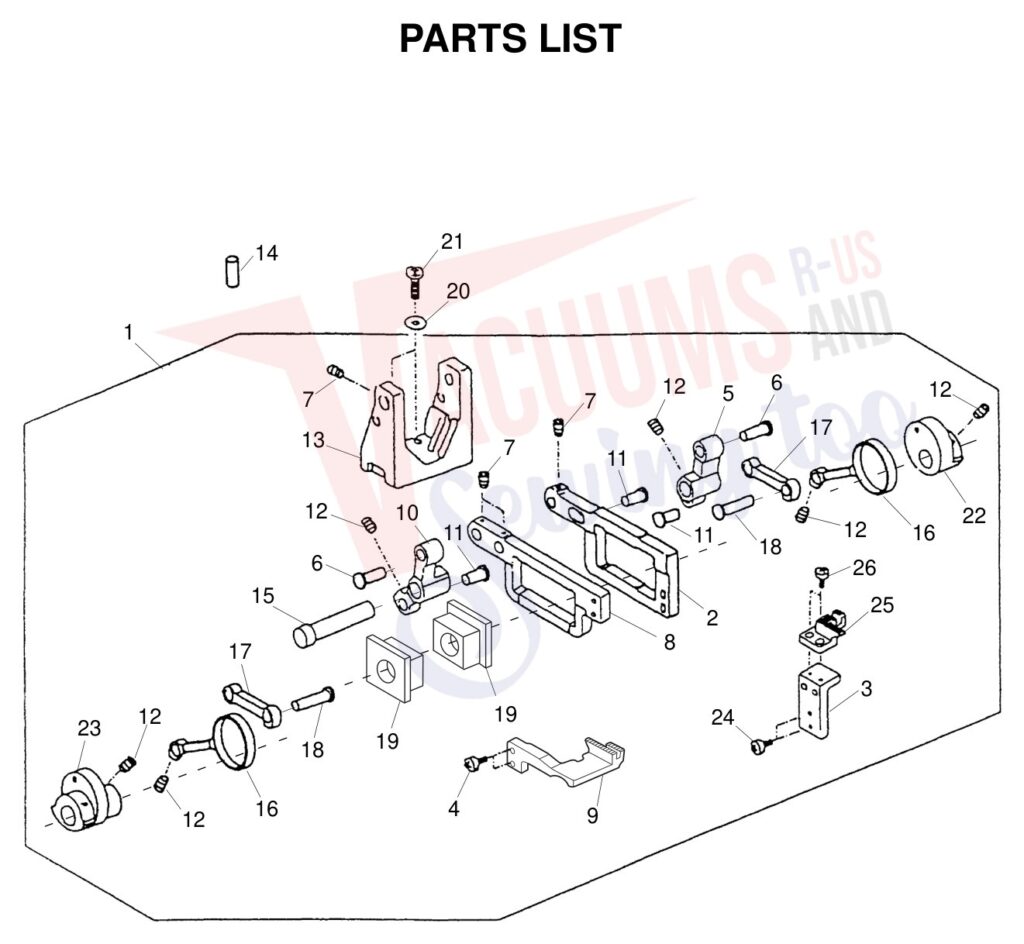 Janome 9102D exploded schematic diagram (page 12)