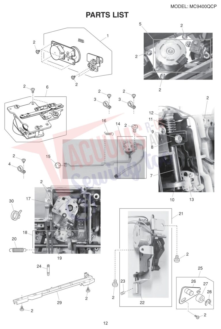 Oreck 9400 schematic page 4 preview