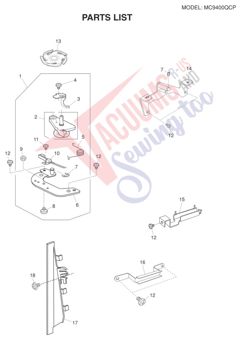 Oreck 9400 schematic page 13 preview