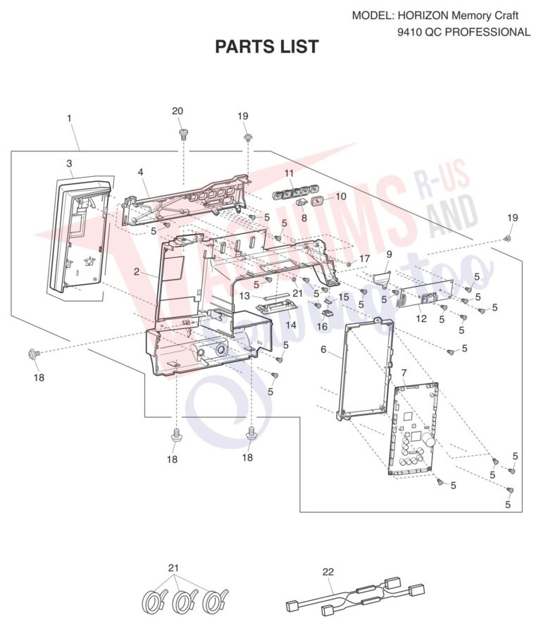 Janome 9410QC schematic page 3 preview