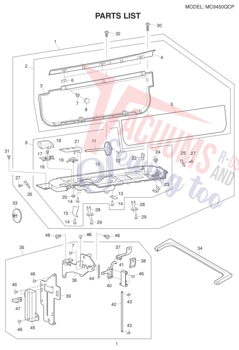 Janome 9450QCP schematic page 1 preview