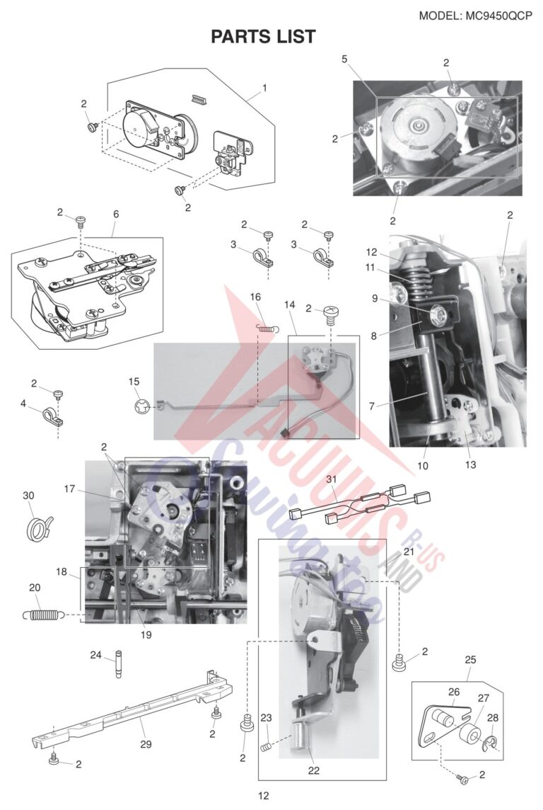 Janome 9450QCP schematic page 4 preview
