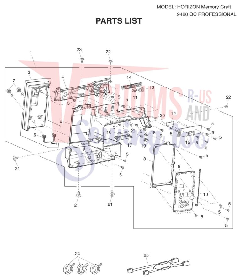 Janome 9480QCP schematic page 3 preview