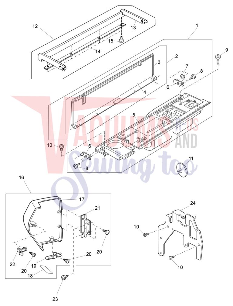 Janome 9700 schematic page 4 preview